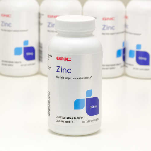 美国GNC葡萄糖酸锌50mg250片素食