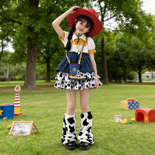 玩具总动员迪士尼翠丝cosplay公主裙儿童裙子cos服装洛丽塔连衣裙