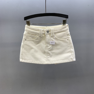 清仓断码加绒加厚灯芯绒辣妹短裤裙女2025秋冬新款a字包臀半身裙