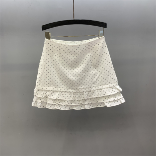 高腰显瘦防走光a字包臀短裙 新款 清仓断码 波点半身裙女2026夏季
