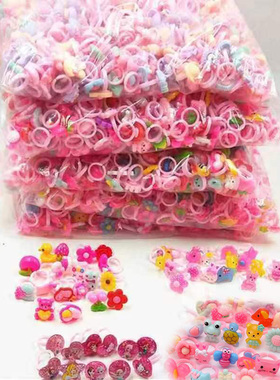 塑料儿童小戒指卡通玩具女孩奖品