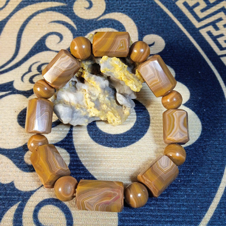 精品 正宗宣化战国红玛瑙纯天然战国红手串手链 同料 白丝 臻品