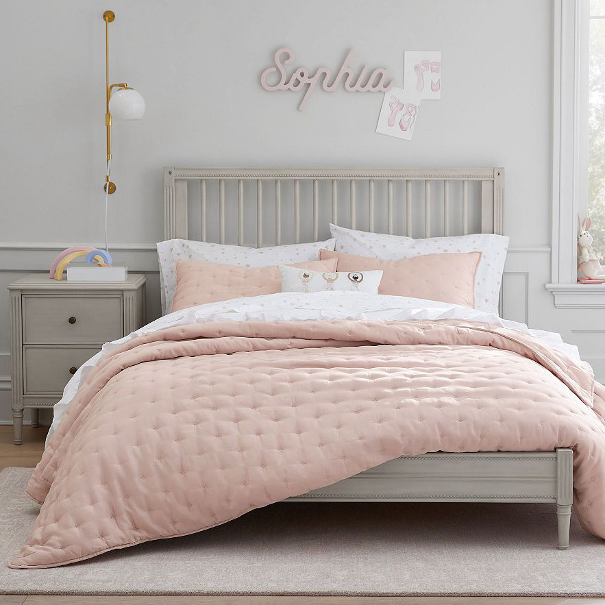 法式复古少女风儿童床现代简约实木床男孩女孩卧室床,住宅家具,儿童床/儿童抽拉床,淘宝优惠券,粉丝福利购,淘宝优惠卷