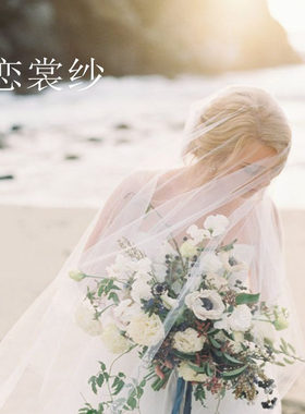 新娘凹造型素纱旅拍写真拍照道具