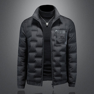 男士轻薄款款羽绒服国标90白鸭绒 钱塘6019-66220-P355 镂空图