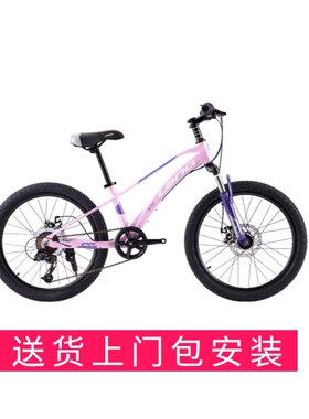 实体店兰Q自行车 22寸镁合金山地自行车变速避震学生脚踏单车