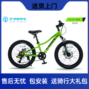 TMIK天迈小恐龙20/22寸儿童自行车山地车男女小孩脚踏车单车