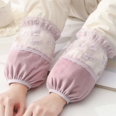 秋冬季 羽绒服袖 短款 学生棉衣袖 套女款 韩版 成人防脏护袖 新款 筒手袖