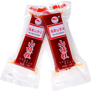 天津特产福君山山楂糕118g独立包装 山楂果糕零食京糕268g大块装