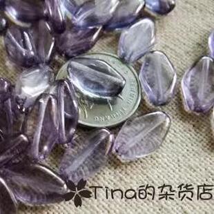日本KIWA贵和 捷克水晶 菱形扁管珠 13mm 整包装