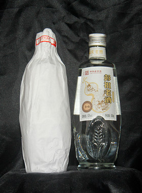 四川八百寿彭祖老酒52度浓香型白酒500ml固态发酵粮食酒特价