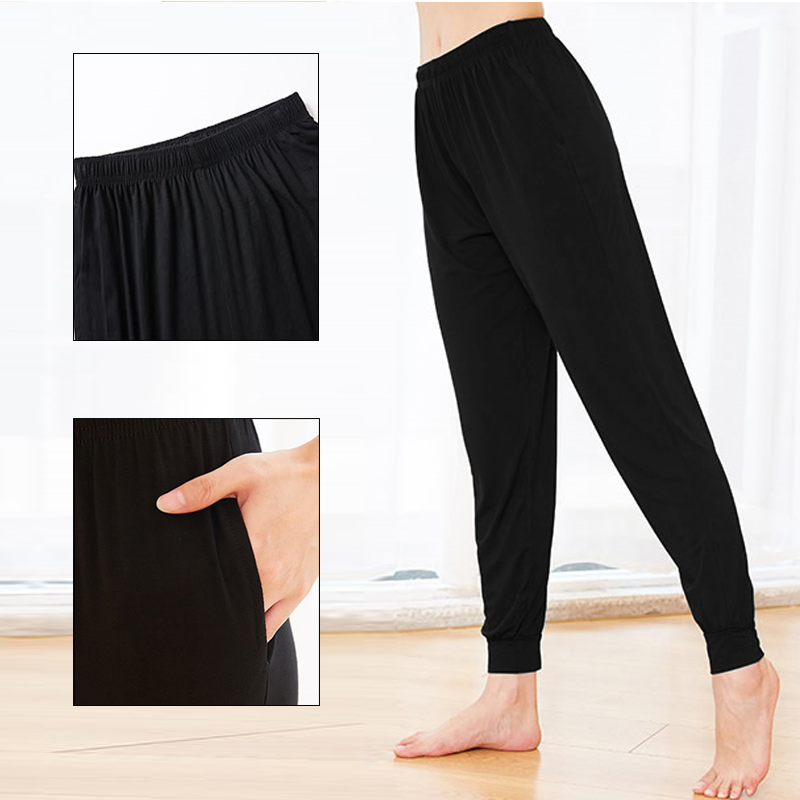 艺考舞蹈练功裤形体萝卜裤男超弹