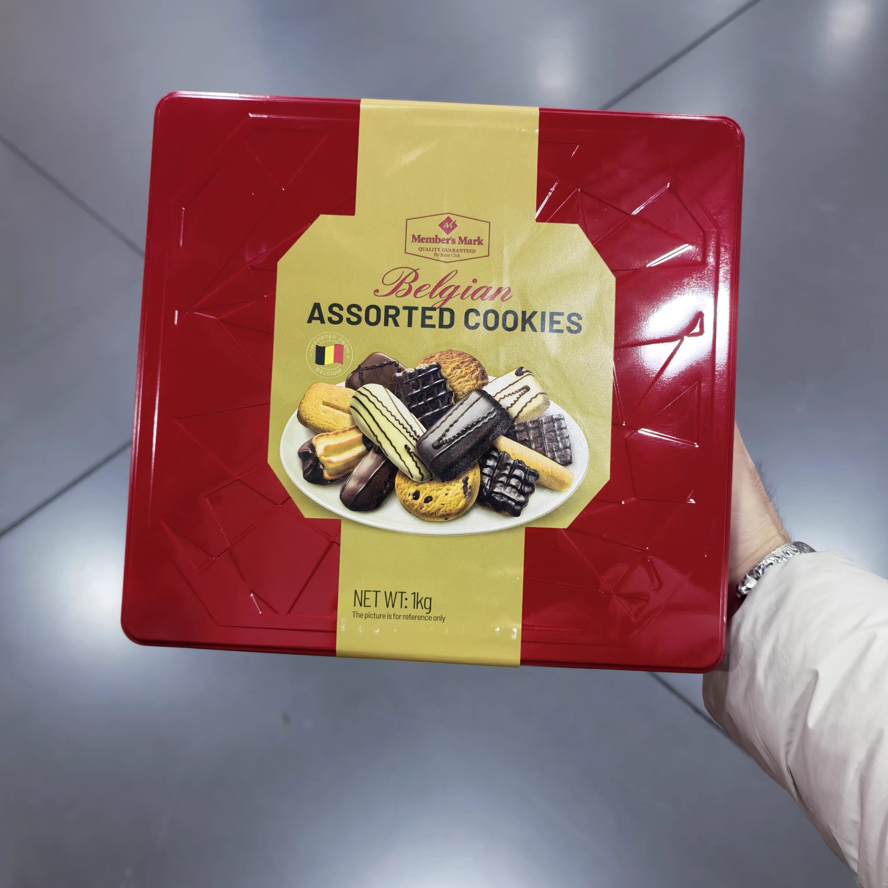 MM代购 MM比利时什锦饼干1kg曲奇饼干巧克力零食点心