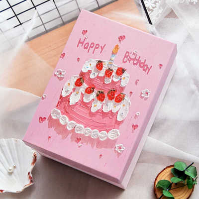 送女友大号生日礼品盒子高级感