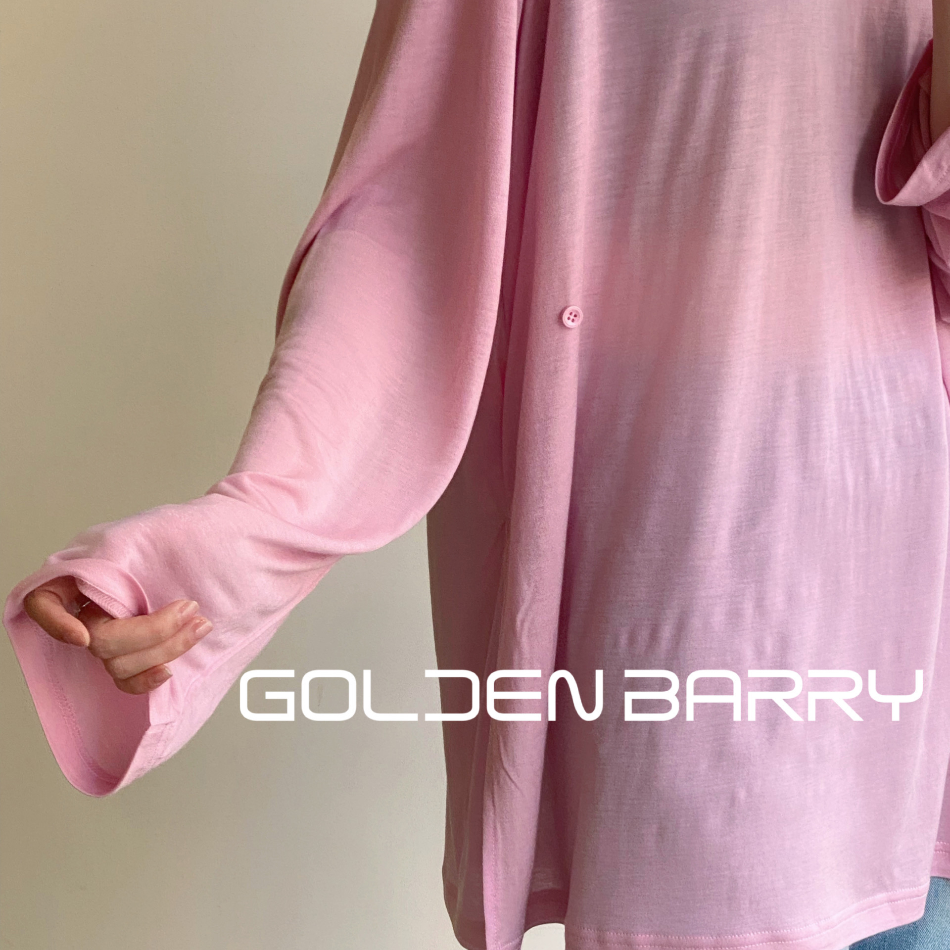 金和百瑞|GOLDEN BARRY圆领百搭打底长袖打底衫202363