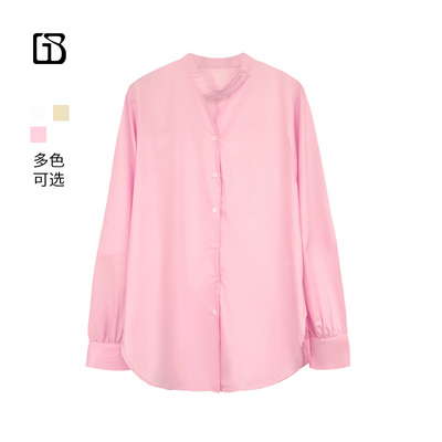 【超值特价】GOLDEN BARRY纯棉领口镂空设计灯笼袖衬衫212538