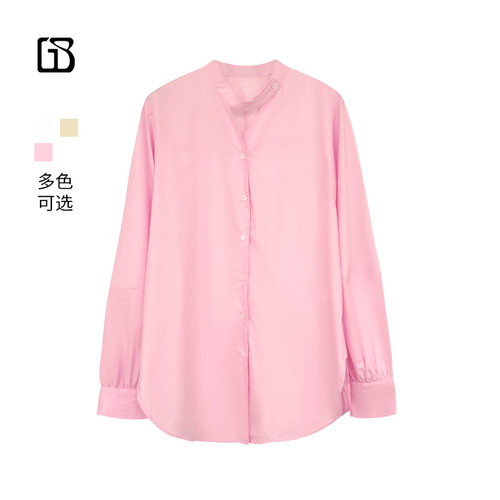 【超值特价】GOLDEN BARRY纯棉领口镂空设计灯笼袖衬衫212538