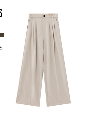 【惊喜三折】GOLDEN BARRY双层腰收褶西裤541135