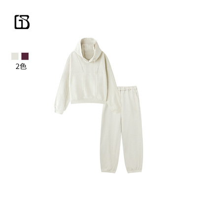 【惊喜五折】GOLDENBARRY分割结构连帽时尚束脚卫裤260170/551068