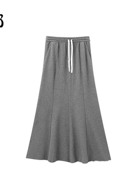 【惊喜六折】GOLDEN BARRY松紧腰休闲鱼尾卫衣裙310128