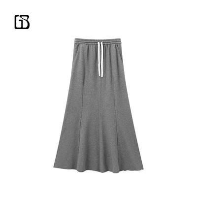 【超值特价】GOLDEN BARRY松紧腰休闲鱼尾卫衣裙310128