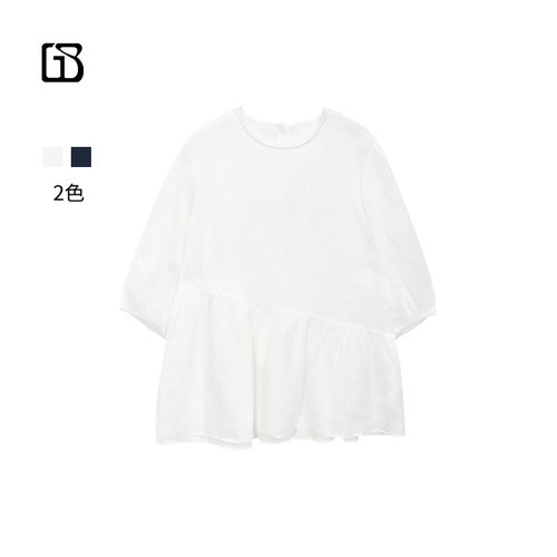 【超值特价】GOLDEN BARRY夏日清凉100苎麻气质时尚娃娃衫215100