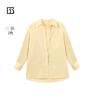 惊喜五折 衬衫 GOLDEN 休闲条纹阔版 212515 BARRY温柔百搭时尚