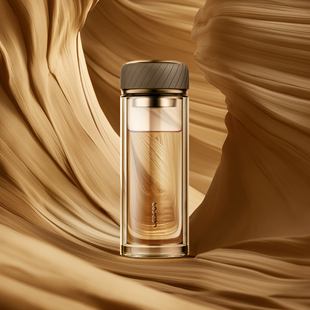 LEIDFOR雷德夫 G7 双层玻璃杯茶杯男款大容量直身泡茶水杯