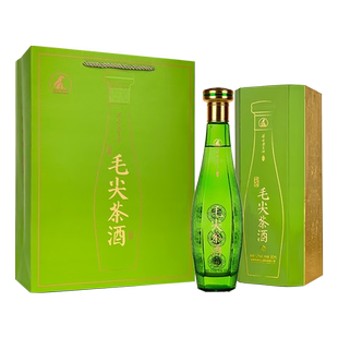 信阳鸡公山圆融毛尖茶酒52度商务送礼高端白酒固态发酵茶香型