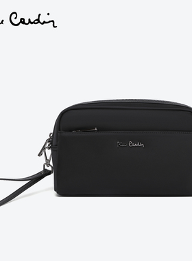 Pierre Cardin/皮尔卡丹男士手包手抓包手拿包新款防水黑色休闲包