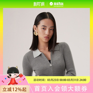 0000 毛衣0051Q Levi s李维斯25年秋冬女士羊毛针织衫