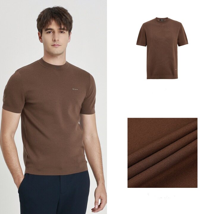 callisto 男士短袖圆领 针织毛衣