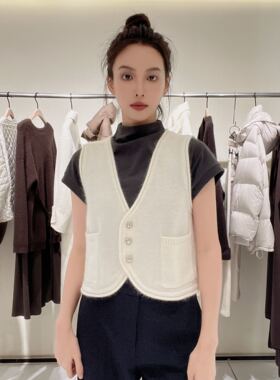 欧海一生 女士简约时尚马夹T5188XA15065