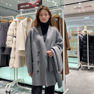 大衣5FA17S871 麦檬女士简约时尚