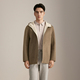 雅戈尔男士 秋冬驼色休闲大衣YYXY017160XMA