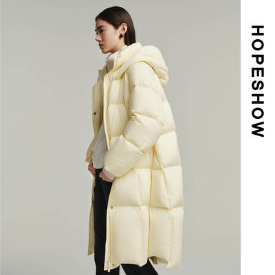 HOPESHOW红袖羽绒服