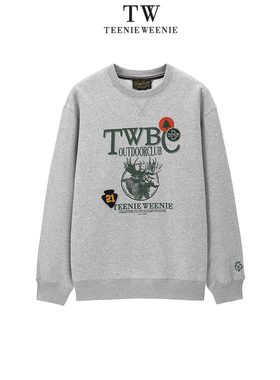 Teenie Weenie2025冬宽松圆领卫衣TNMW254T04A