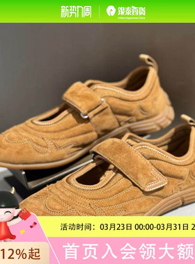 ASH女鞋2025秋季欣款真皮反毛芭蕾鞋女平底柏搭玛丽珍鞋单鞋AQ140K40004