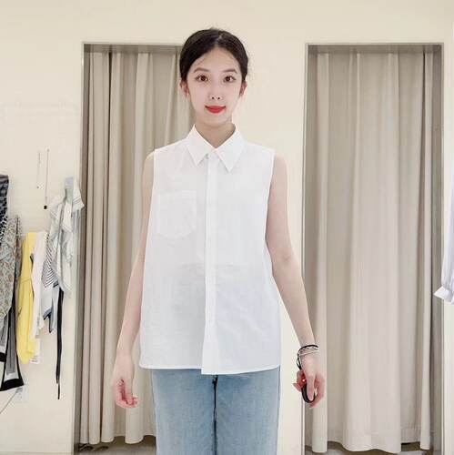 TKY SHOP女士简约时尚无袖衬衫上衣10I1JA05F139 - 封面