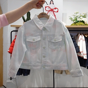 Mini Peace太平鸟童装女童牛仔外套F2BJG1282