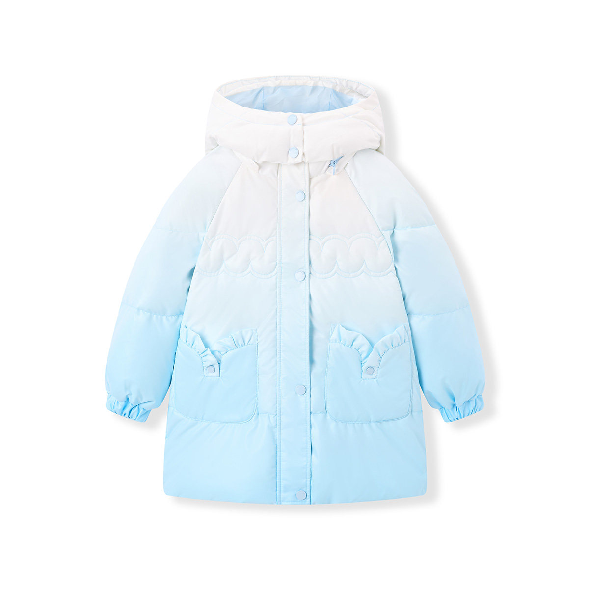 Mini Peace男女童简约时尚羽绒服F2ACE4191