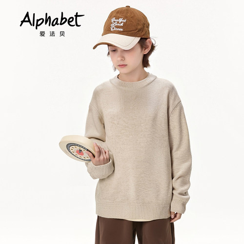 Alphabet爱法贝童装冬季女毛衫B44S811