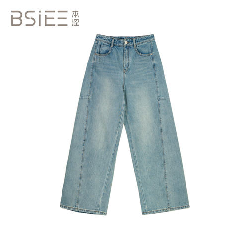 BSiEE本涩 简约 牛仔裤