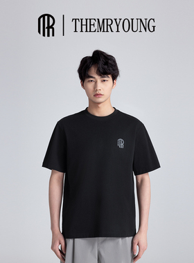 THEMRYOUNG密特扬春夏男女同款透气全棉T恤短袖25MY1MTA024