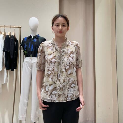 玖姿JZ女士优雅休闲衬衫T恤短袖上衣JLFX80310