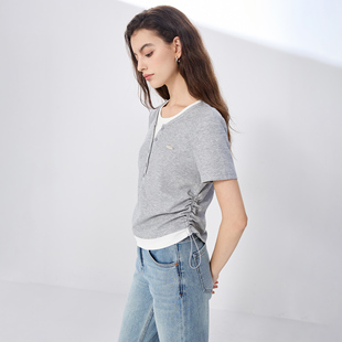 T恤 Basic 短袖 百家好 收腰上衣女 House
