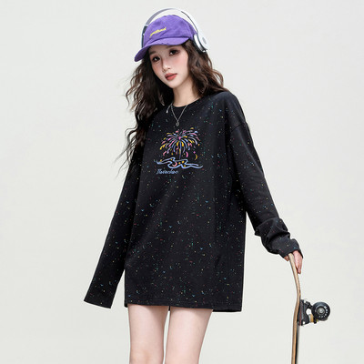 彩点印花T恤251010A34738