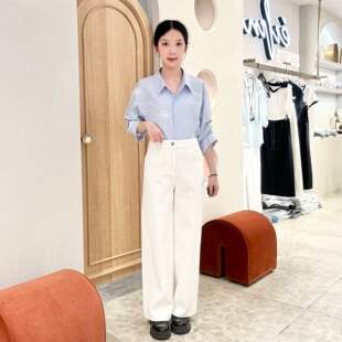 伊芙丽女士简约休闲裤子1G7151141