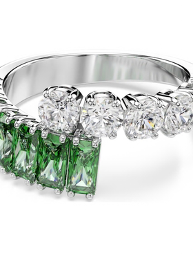 Matrix混合切割绿色戒指5722455（52码）