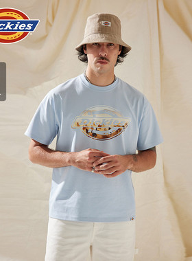 Dickies春夏凉感面料前胸大LOGO印花短袖T恤男女情侣DK0A88I7-XIN